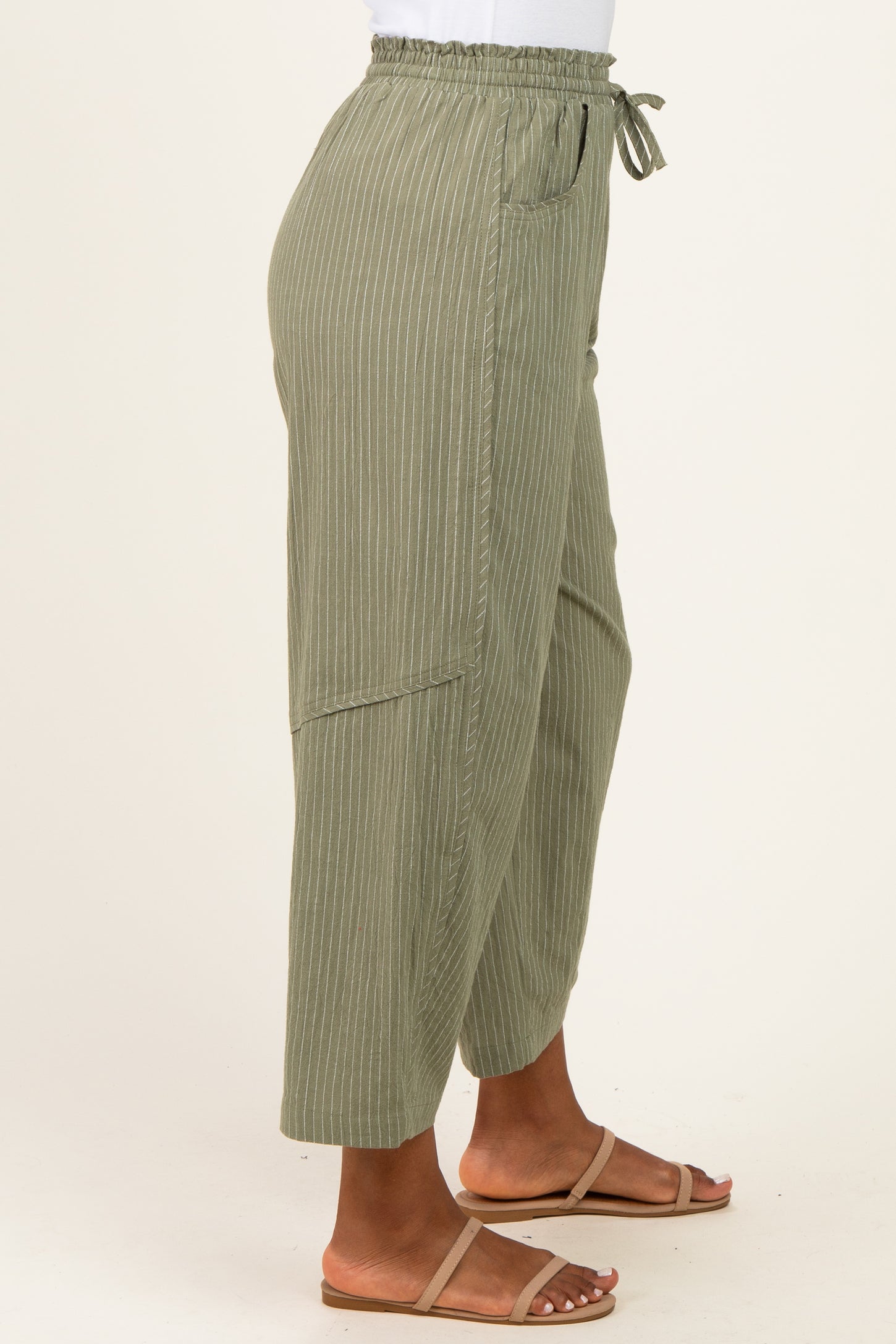 Sage Textured Pants