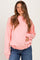 Blush Pink Oversized Fleece Terry Maternity Hoodie