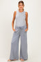 Grey Drawstring Maternity Lounge Pants