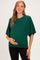 Forest Oversized Maternity Short Sleeve Sweater Top