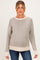 Olive Two Tone Ribbed Maternity Sweater