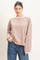 Brick Striped Boat Neck Long Sleeve Top