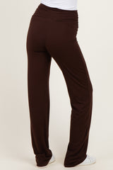 PinkBlush Brown Foldover Lounge Pants