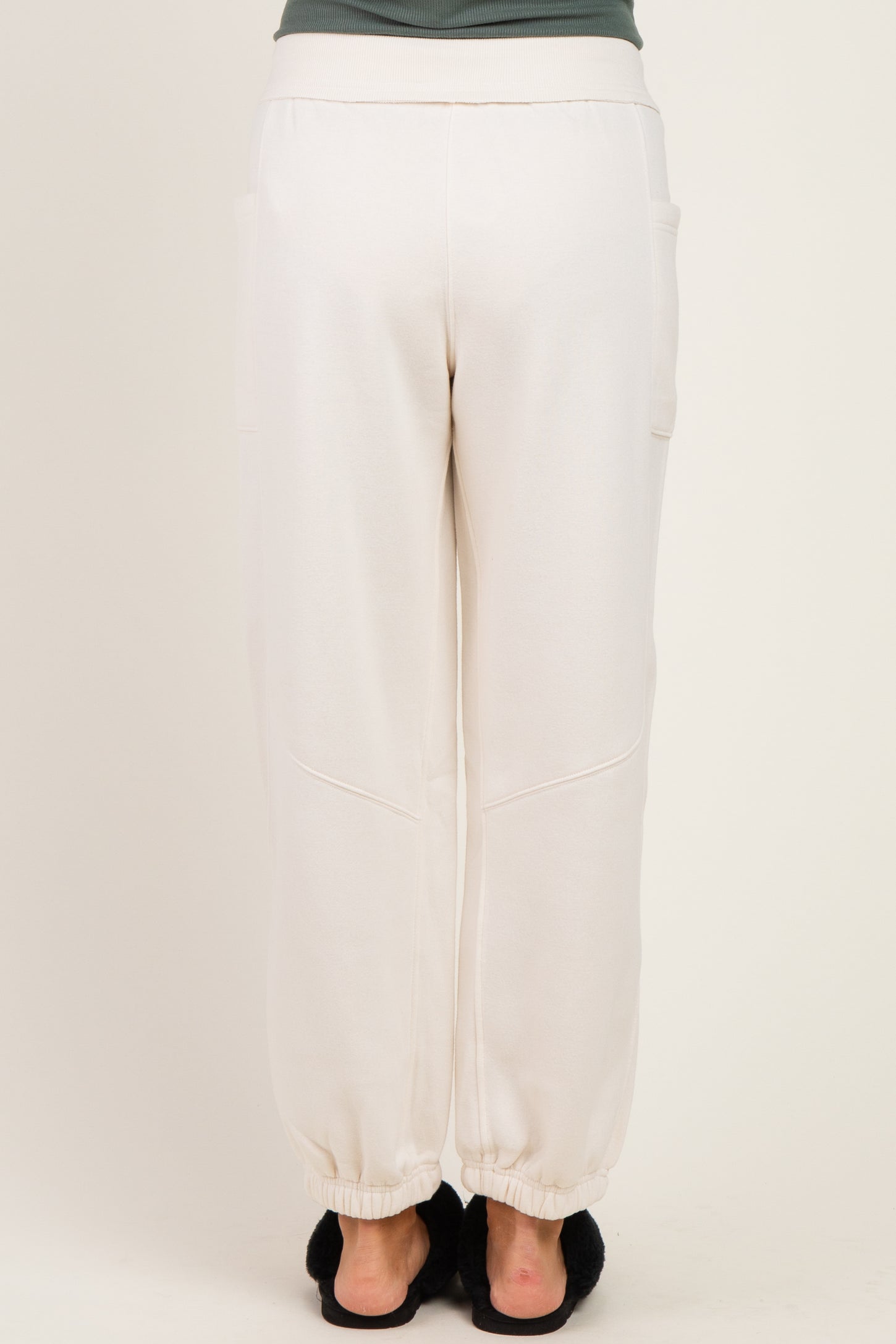 Bone Terry Drawstring Maternity Joggers