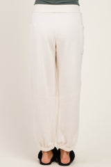 Bone Terry Drawstring Maternity Joggers
