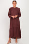 Mahogany Printed Tiered Maxi Dress