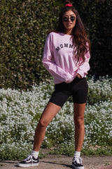 Black Ribbed Bike Shorts