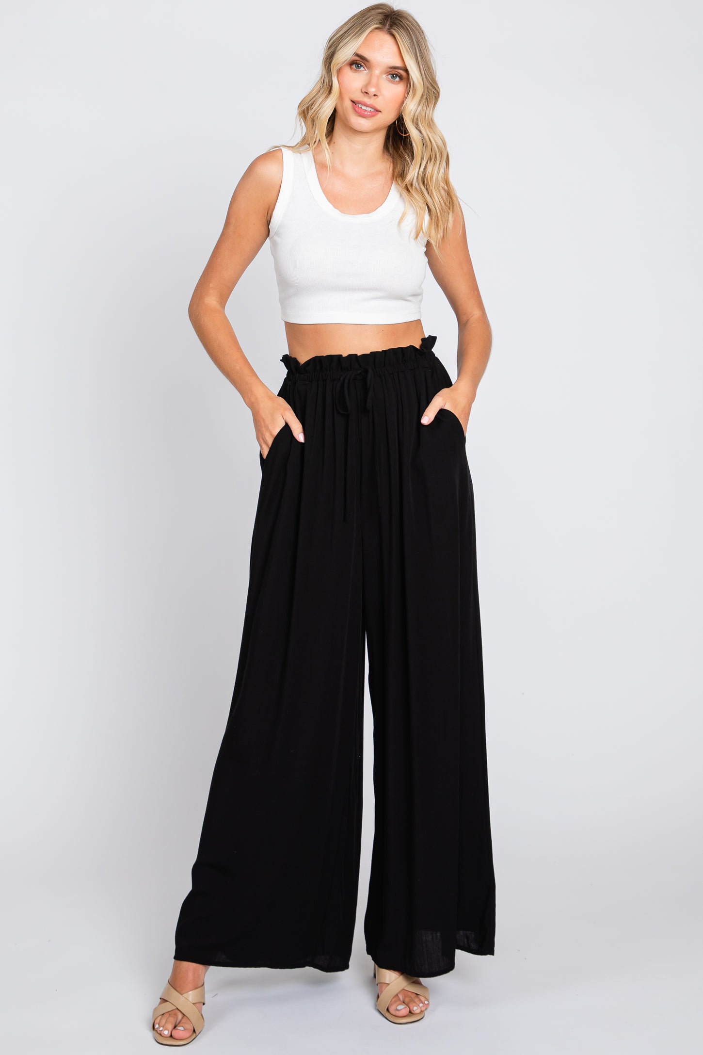 Black Wide Leg Pants