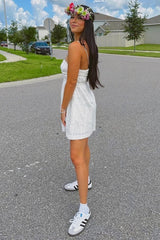 White Babydoll Mini Dress