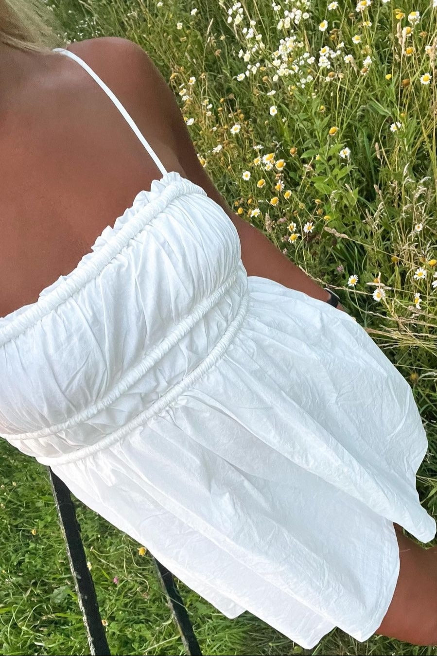 White Babydoll Mini Dress