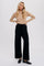 Black Sweater Knit Drawstring Pants