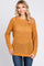 Gold Chenille Open Knit Sweater