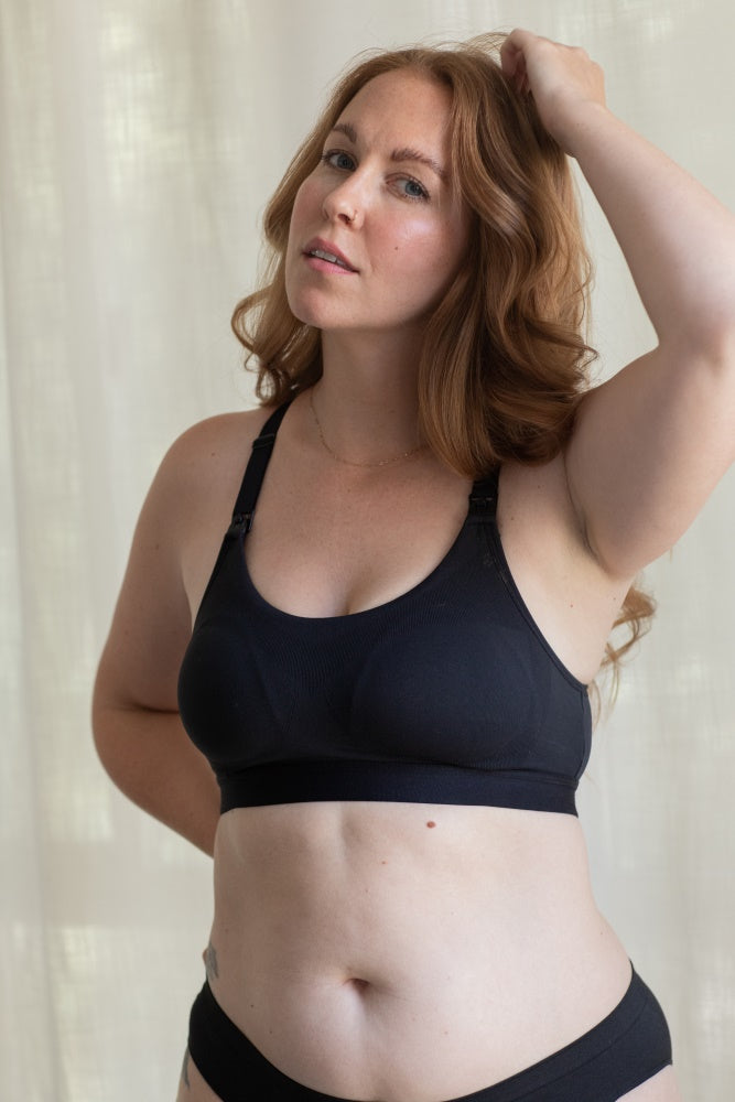 Black Bravado Designs Tranquil Maternity & Nursing Low Impact Sports Bra