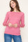 Mauve Knit Long Sleeve Top