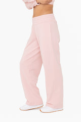 Light Pink Fleece Lined Lounge Pants