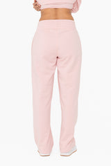 Light Pink Fleece Lined Lounge Pants