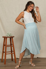 Ivory Knit Sleeveless Maternity Top