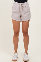 Taupe Terry Shorts