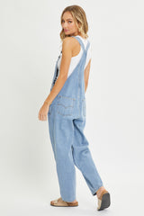 Blue Denim Front Pocket Overall