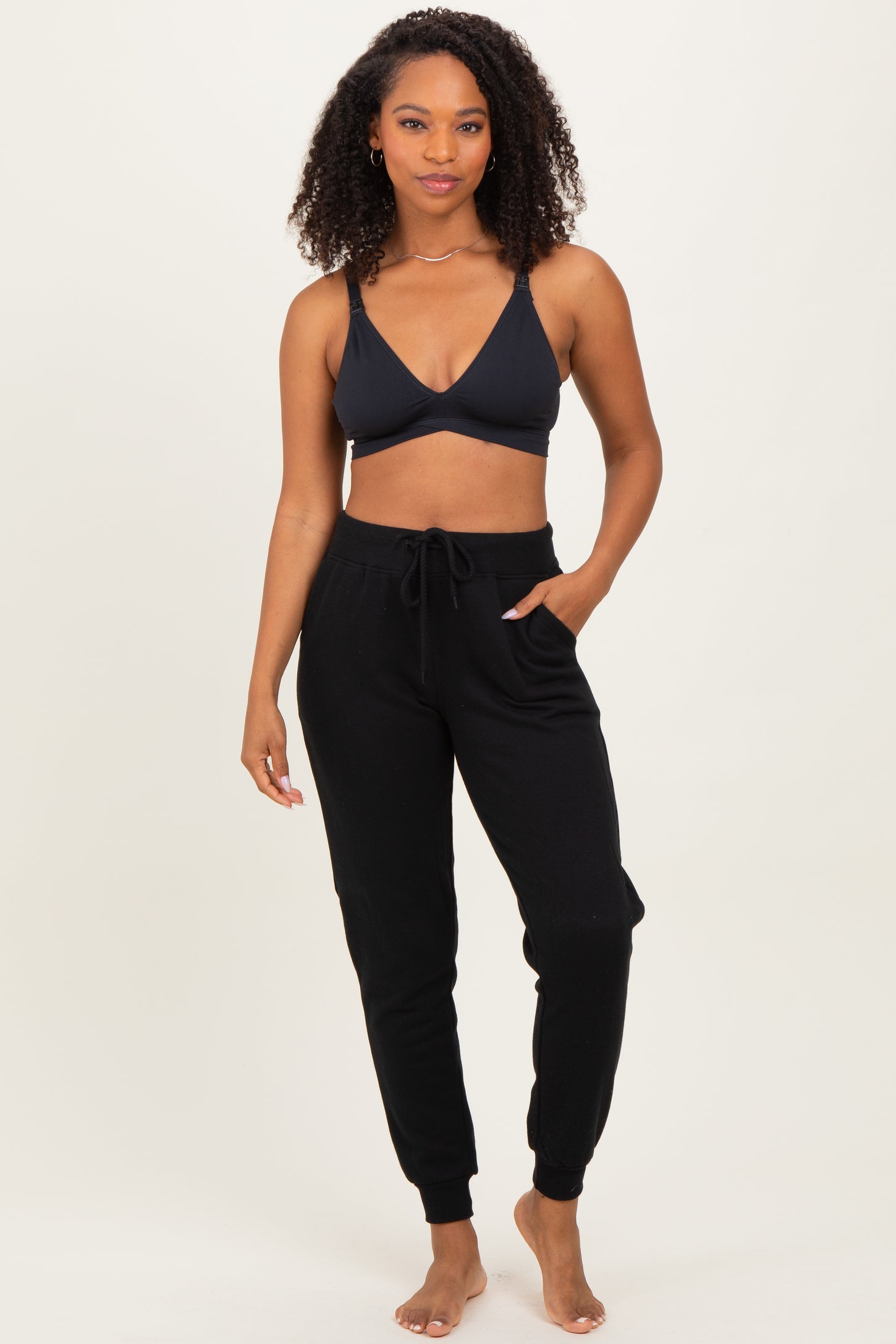 Black Bravado V-Neck Nursing Bra