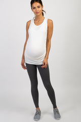 Charcoal Maternity Active Leggings