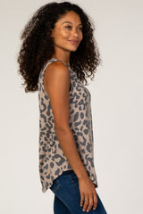 Mocha Animal Print Tank