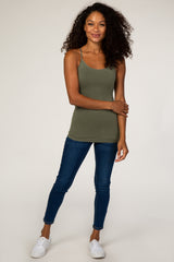 Light Olive Fitted Cami
