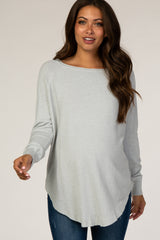 Grey Soft Maternity Sweater