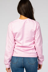 Light Pink "MOMMIN" Graphic Sweatshirt