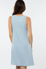Light Blue Sleeveless Dress