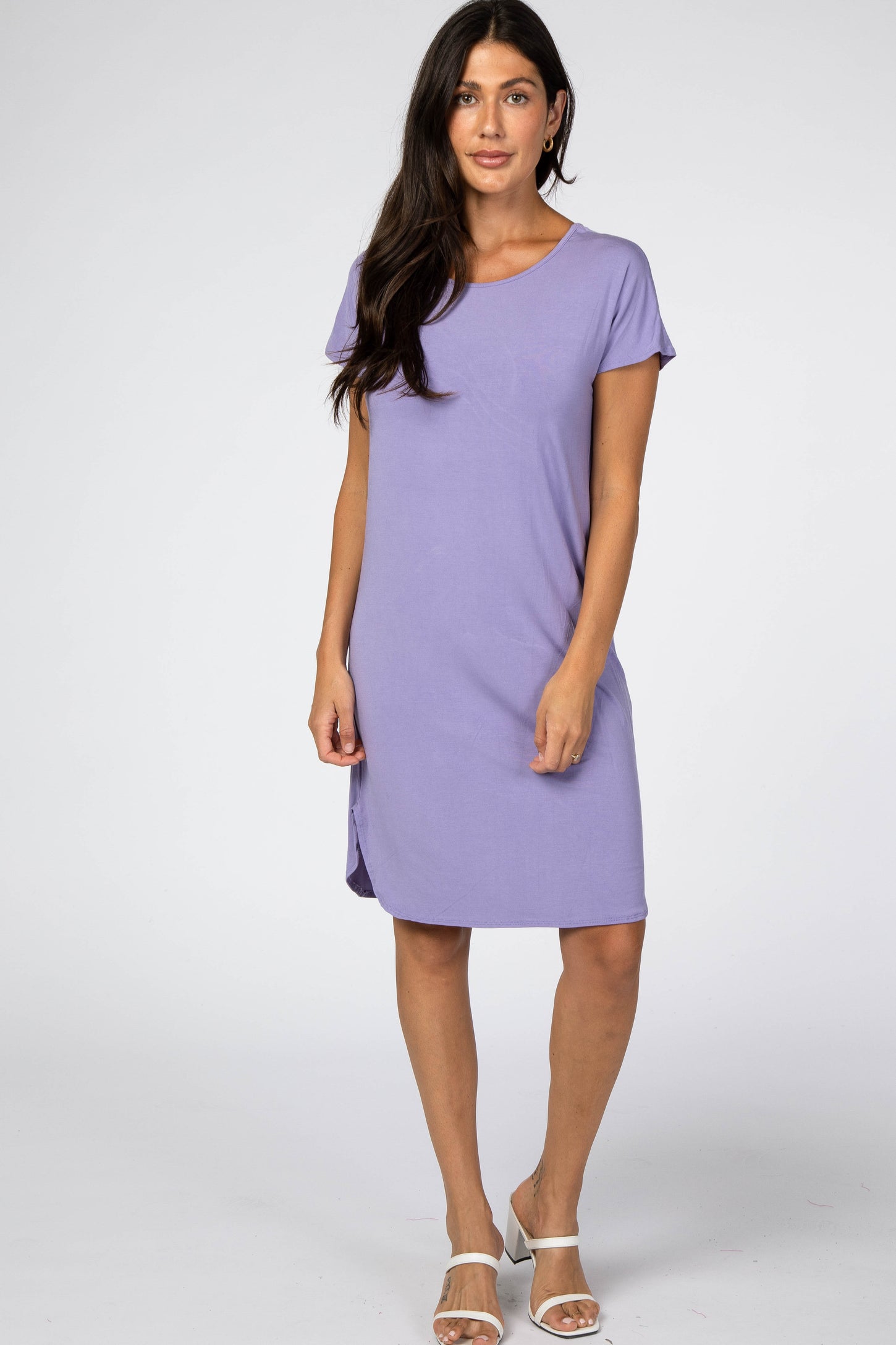 Lavender Basic Dress