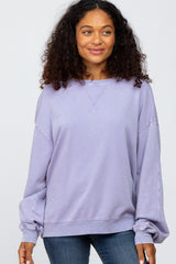 Lavender Vintage Wash Sweatshirt