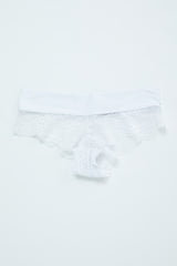 White Lace Maternity Underwear