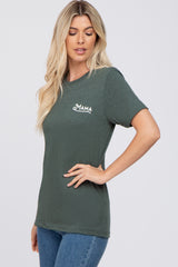 Forest Green Mama Graphic Tee