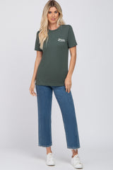 Forest Green Mama Graphic Tee