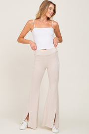 Taupe Terry Flare Lounge Pants