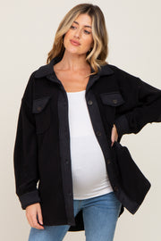 Black Fleece Lightweight Maternity Coat