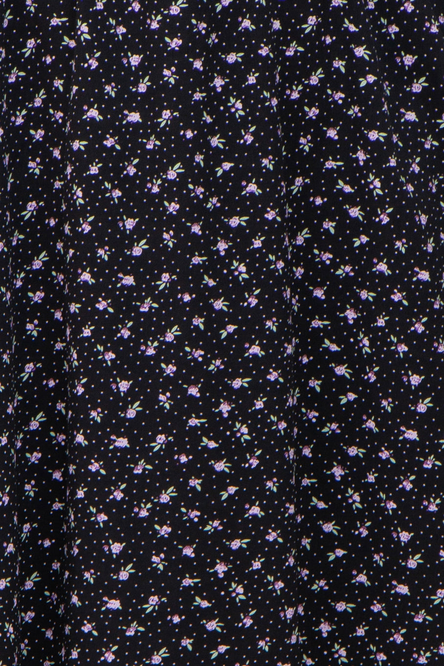 Black Floral Square Neck Plus Dress