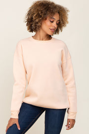 Peach Basic Sweatshirt