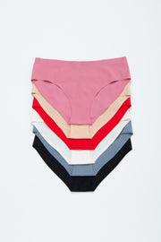 Multicolor Seamless Underwear Set