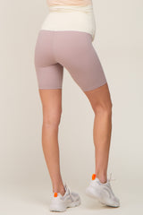 Lavender Maternity Active Shorts