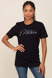 Black Mother Graphic Top
