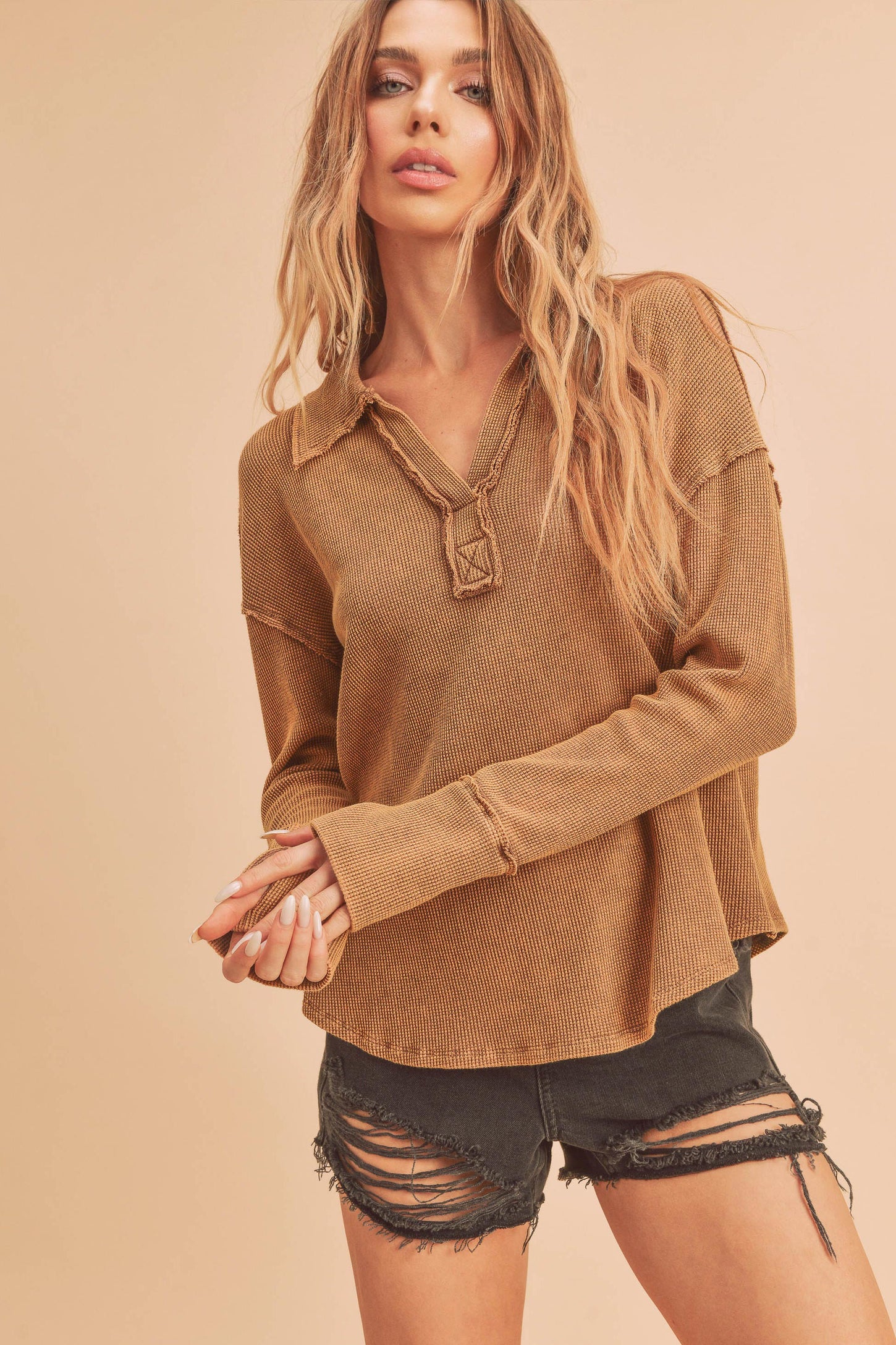 Mocha Thermal Top