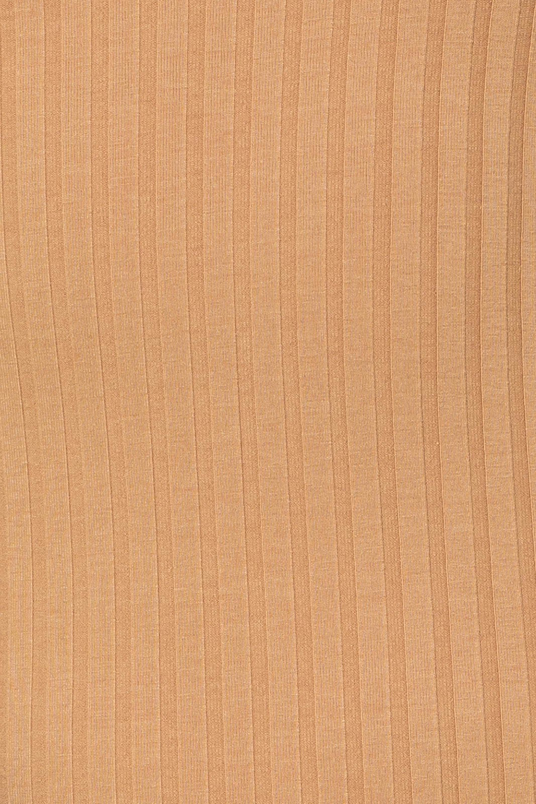 Taupe Square Neck Bodysuit