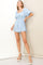 Blue Short Sleeve Romper
