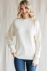Ivory Basic Sweater