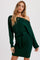 Hunter Green Boatneck Sweater Dress