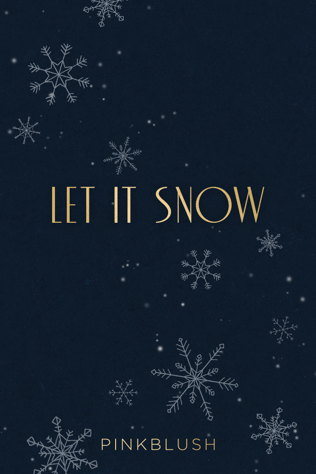 PinkBlush "Let It Snow" Email Gift Card